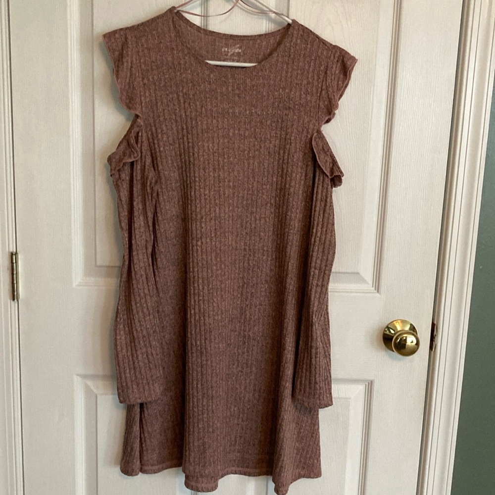 Cold shoulder dress